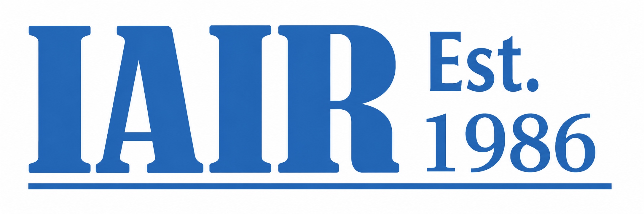 IAIR Est. 1986 logo